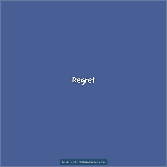 Regret